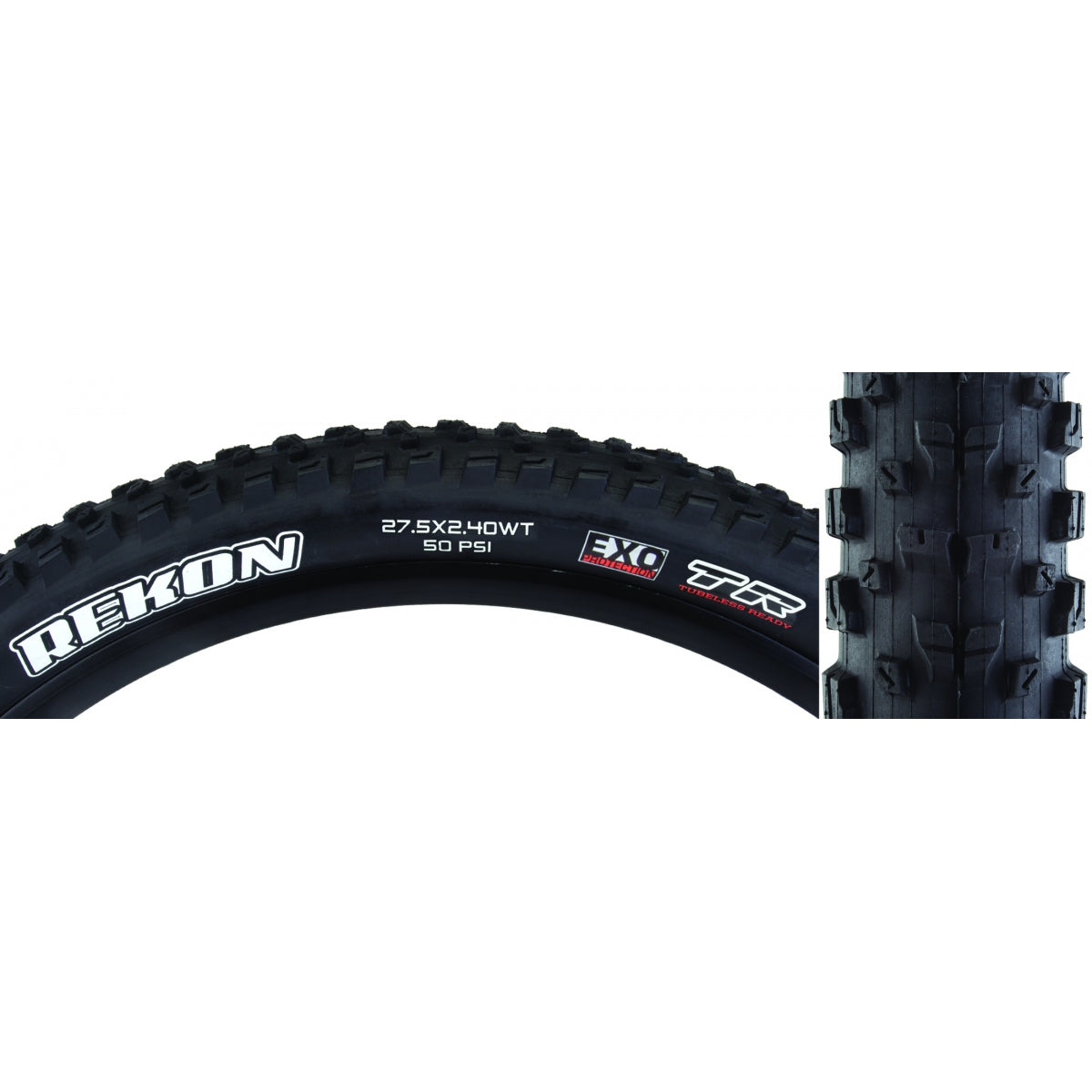 Tire Max Rekon 27.5X2.4 Black Fold/60 Dc/Exo/Tr