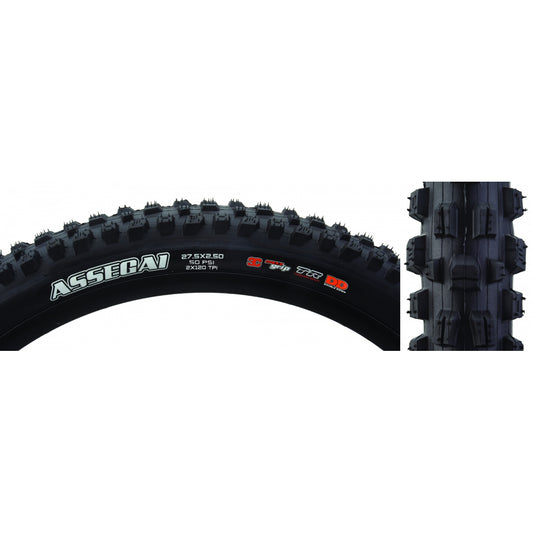 Tire Max Assegai 27.5X2.5 Black Fold/120X23Cg/Dd/Tr/Wt