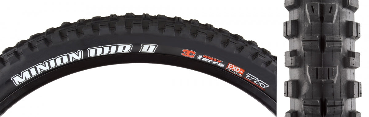 Tire Max Minion Dhr Ii 27.5X2.4 Black Fold/60 Terra/Exo+/Tr/Wt