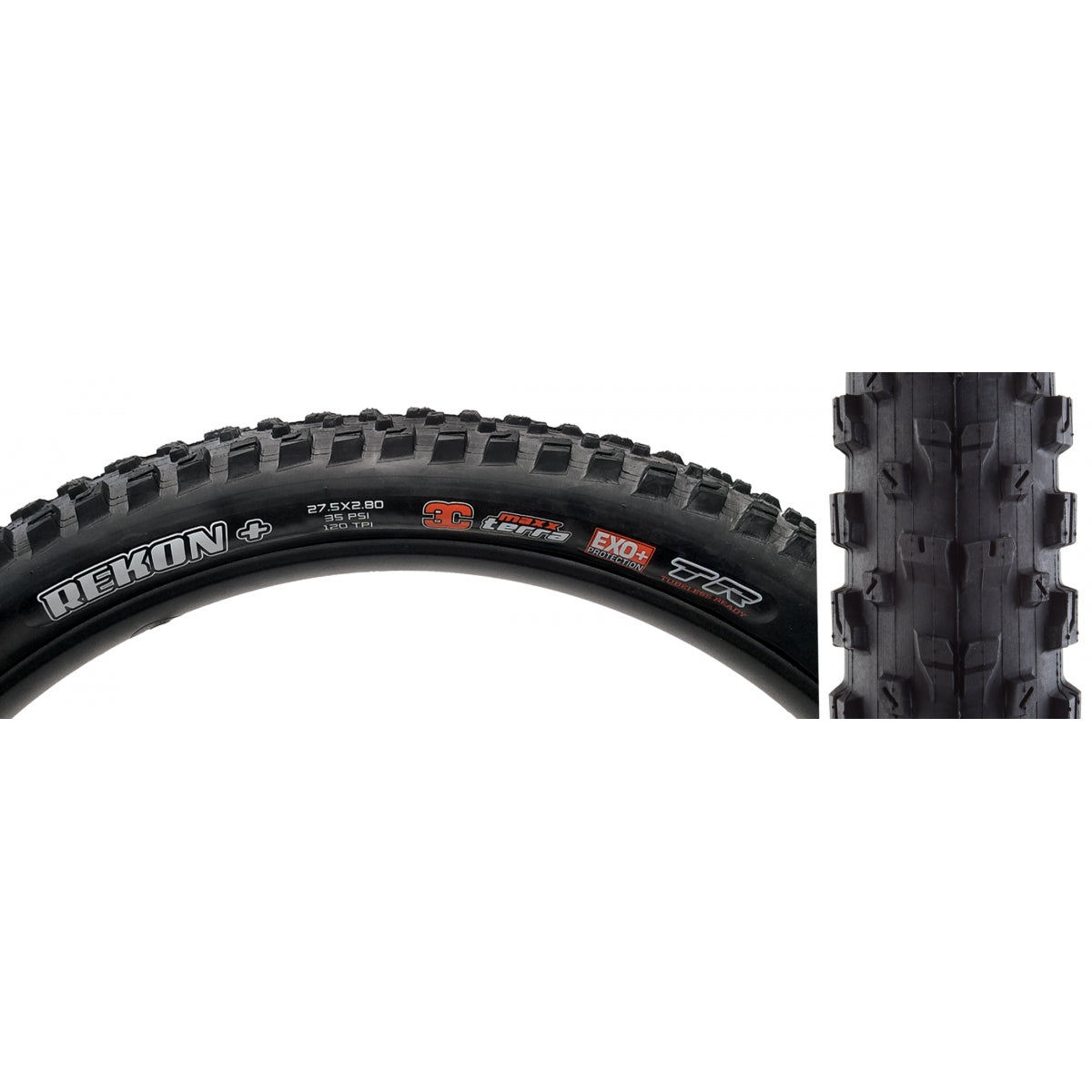 Tire Max Rekon+ 27.5X2.8 Black Fold/120 Terra/Exo+/Tr