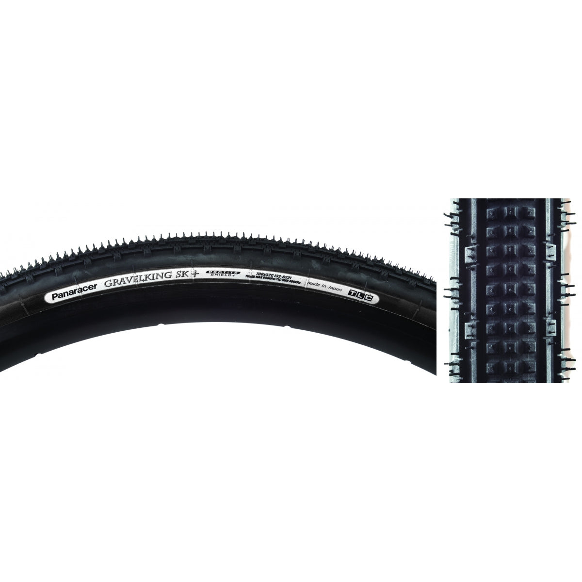 Tire Pan Gravel King Sk+ 700X32 Fold Tbls Black/Bk