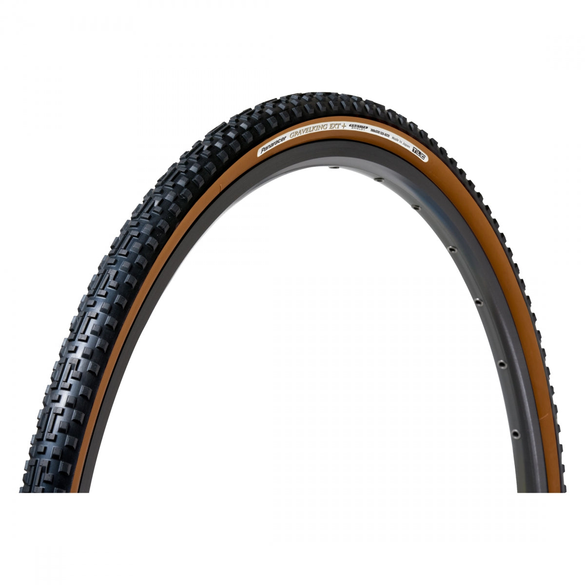 Tire Pan Gravel King Ext+ Knobby 700X33 Fold Tbls Black/Bn