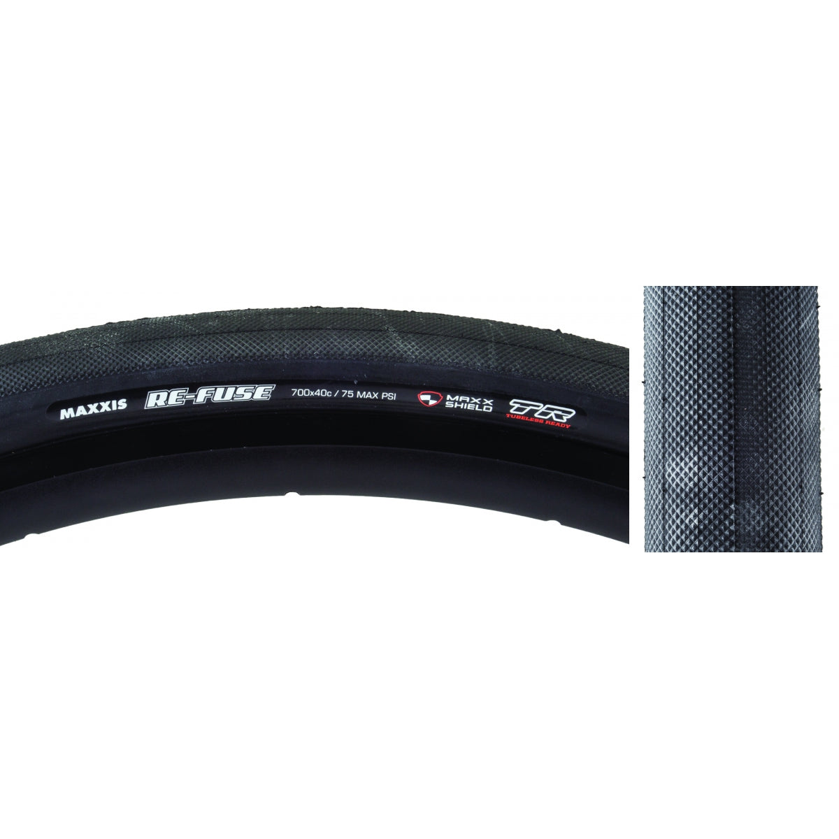 Tire Max Refuse 700X40 Black Fold/60 Dc/Ms/Tr