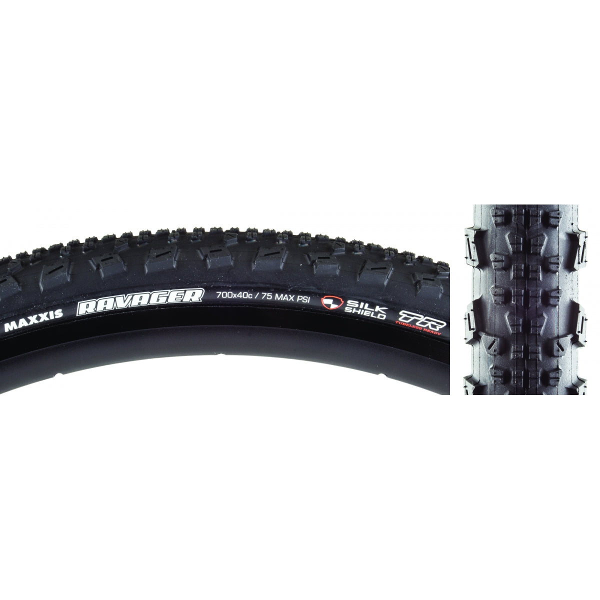 Tire Max Ravager 700X40 Black Fold/60 Dc/Ss/Tr