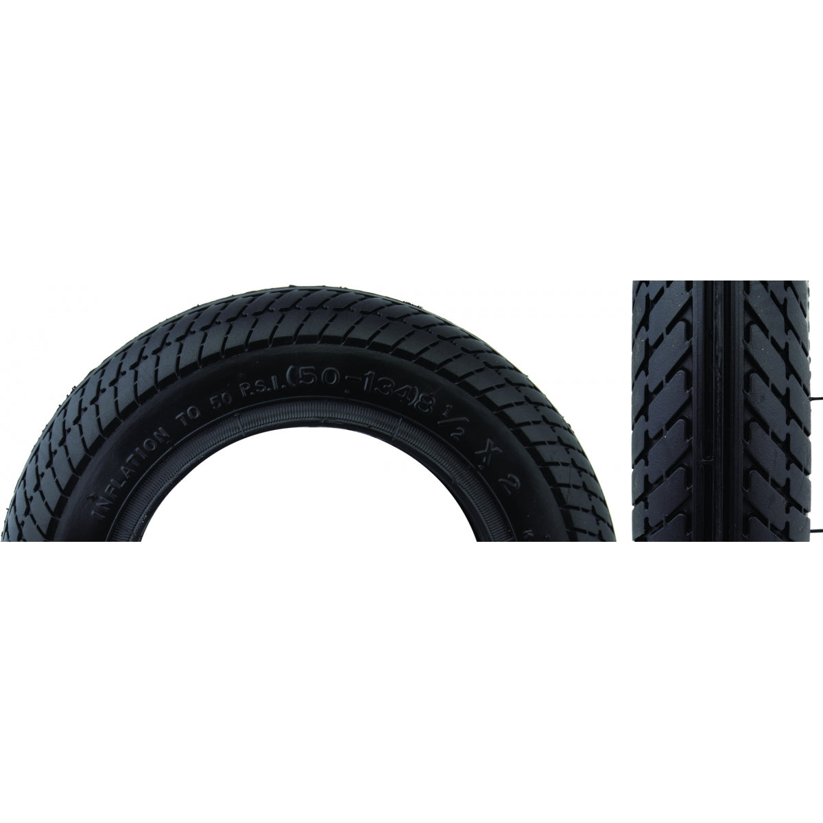 Tire Sunlite Scooter 8-1/2X2 Black/Bk K912 Wire