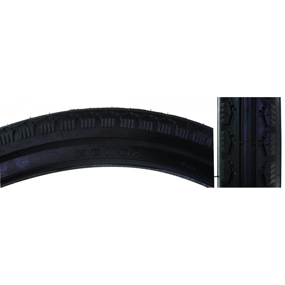 Tire Sunlite 26X2.125 Black/Bk Street K130 Wire