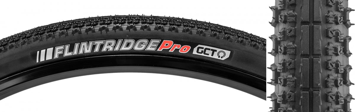 Kenda Flintridge Pro Tire - 650b x 45, Tubeless, Folding, Black, 120tpi, GCT