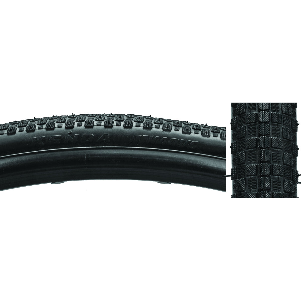 Kenda Karvs Tire - 700 x 25, Clincher, Folding, Black, 60tpi