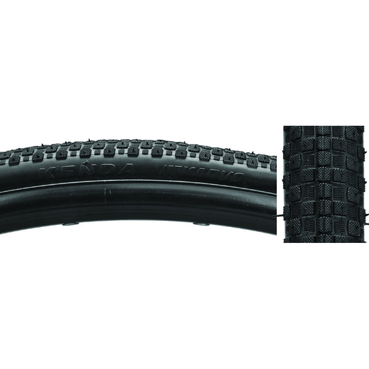 Kenda Karvs Tire - 700 x 25, Clincher, Folding, Black, 60tpi