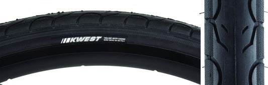 Tire Ken Kwest 700X38 Black/Bk Src/60 Wire 65Psi