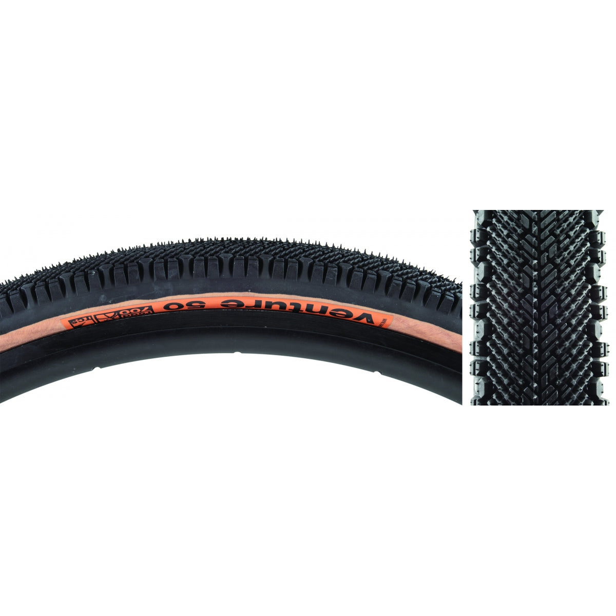 Tire Wtb Venture 700X50 Black/Sk Road Tcs Fold