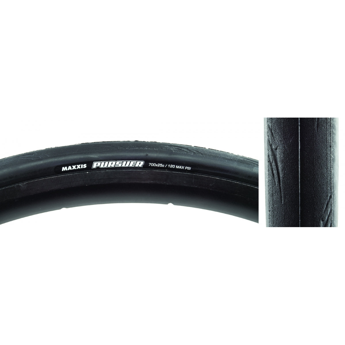 Tire Max Pursuer 700X25 Black Fold/60