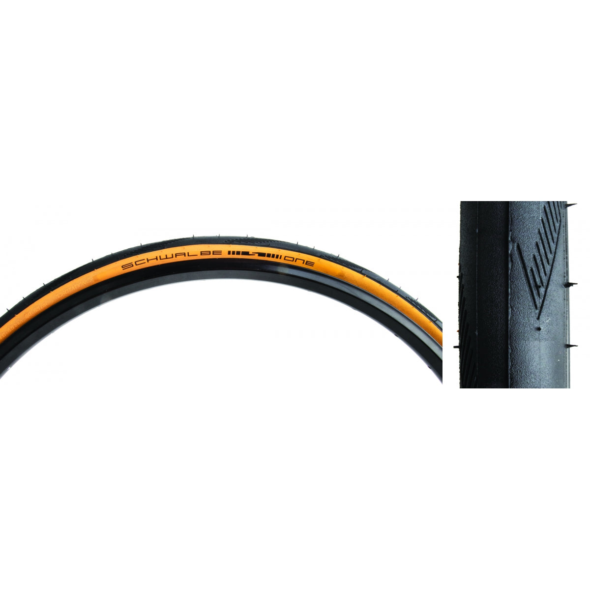 Tire Swb One 700X25 R-Guard Black/Ysk Addix Fold