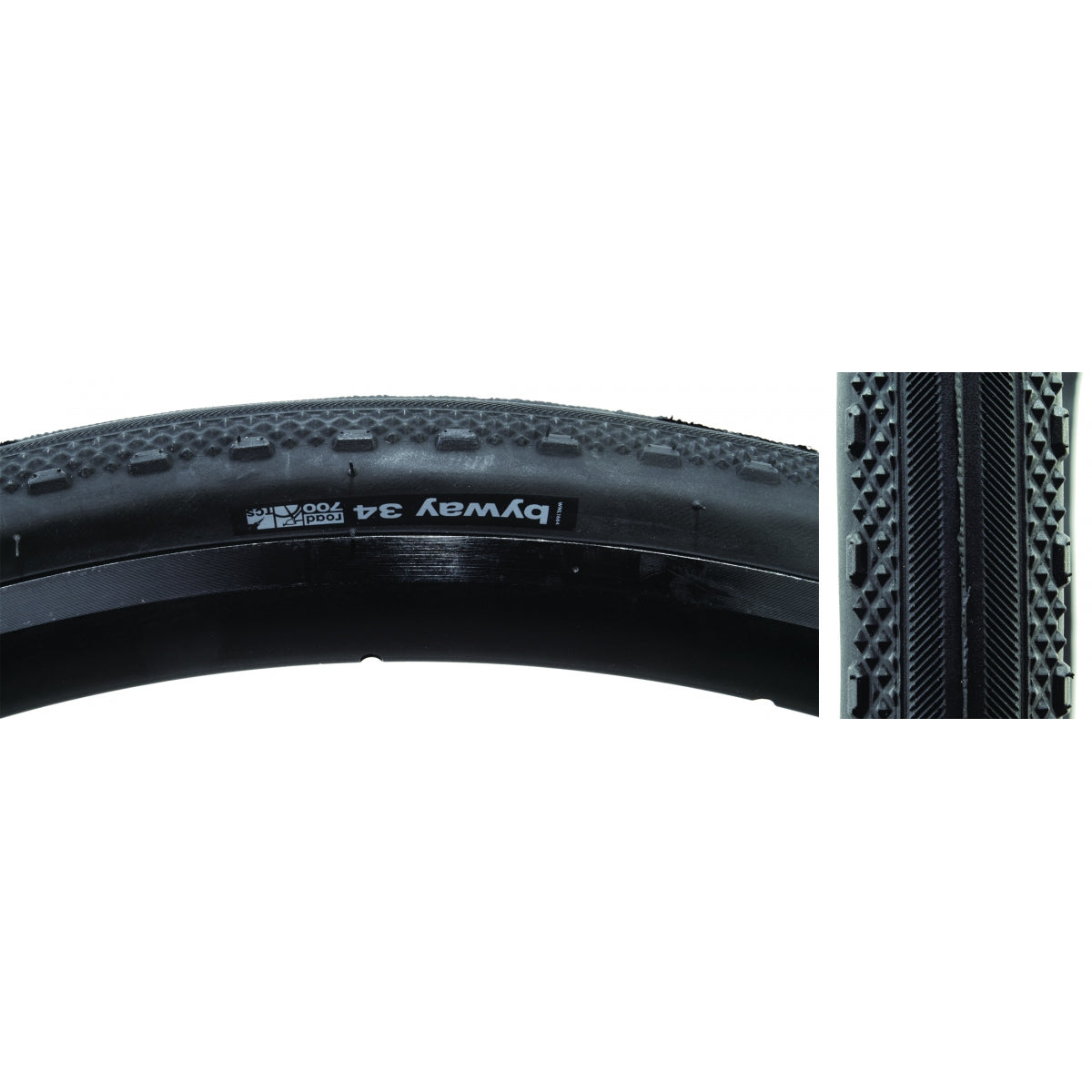 Tire Wtb Byway 700X34 Black/Bk Road Tcs Fold