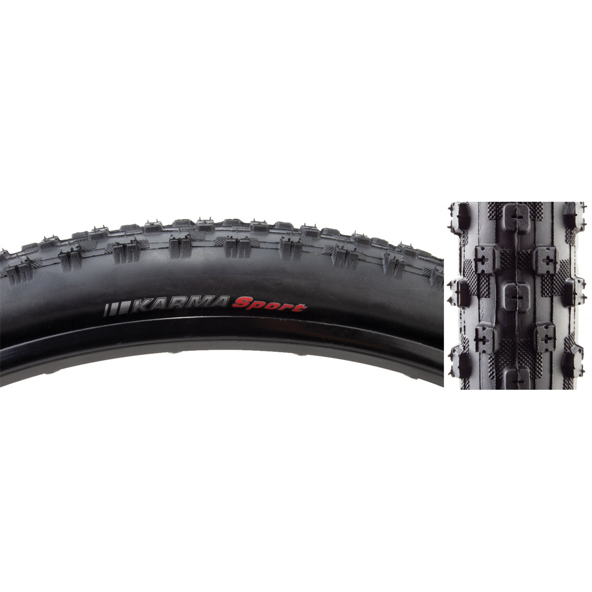 Tire Ken Karma Sport 26X2.0 Black/Bk Dtc/60 Wire 50Psi