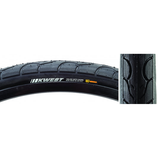 Tire Ken Kwest 700X35 Black/Bk Src/Ks/60 Wire 85Psi