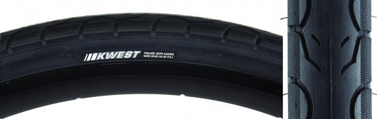 Tire Ken Kwest 700X40 Black/Bk Src/30 Wire 85Psi