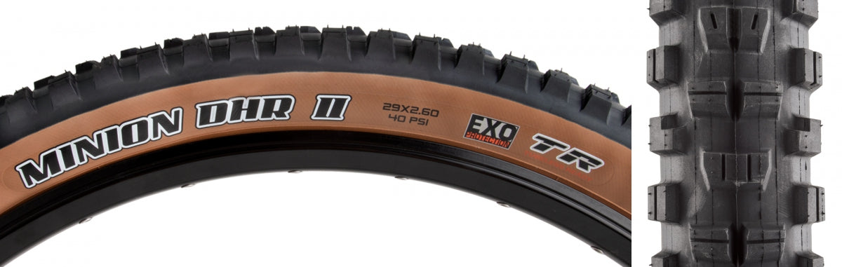 Tire Max Minion Dhr Ii 27.5X2.4 Black/Sk Fold/60 Exo/Tr/Wt/Dsk