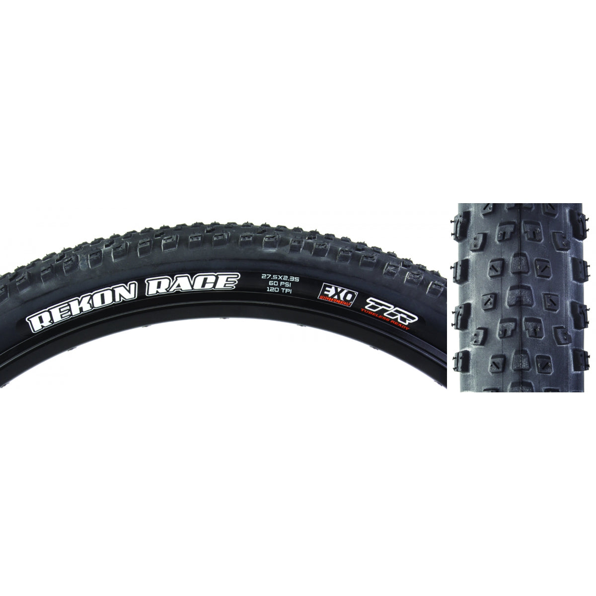 Tire Max Rekon Race 27.5X2.35 Black Fold/120 Exo/Tr