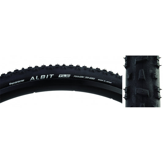 Tire Pan Albit 700X33 Fold Tbls Black/Bk