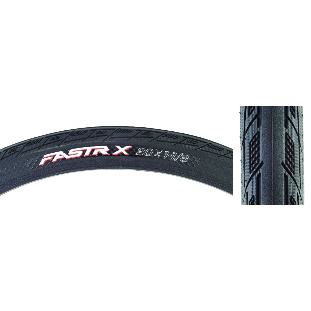 Tire Tioga Fastr X 20X1-1/8 Wire Black