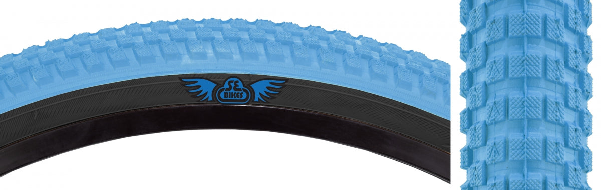 Tire Se Bikes Cub 20X2.0 L-Bu/Bk Wire/27/Mpc