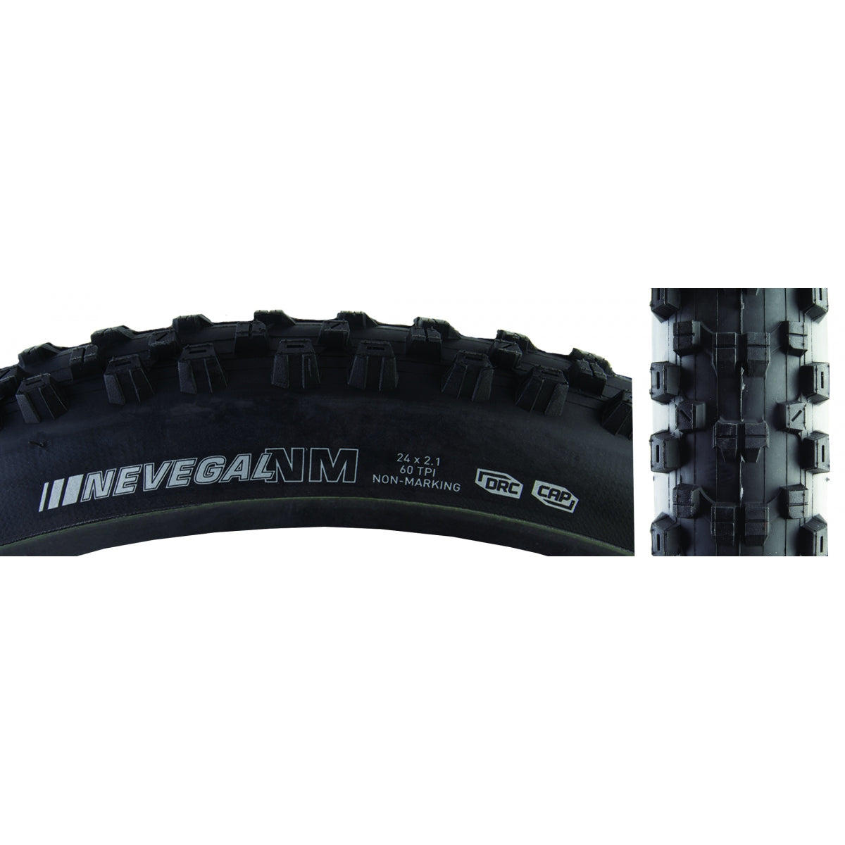 Tire Ken Nevegal 24X2.1 Black/Bk Wire 54-540 110Psi K1010