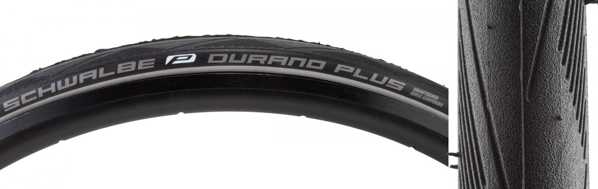 Tire Swb Durano Plus 700X28 Perf Twin Sm-Guard Black/Bk/Ref Addix Fold