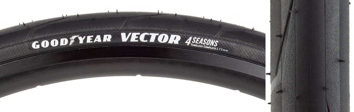 Tire Goodyear Vector 4Seasons 700X25 Blackfold Tc/Gsr/Rsh/Dit