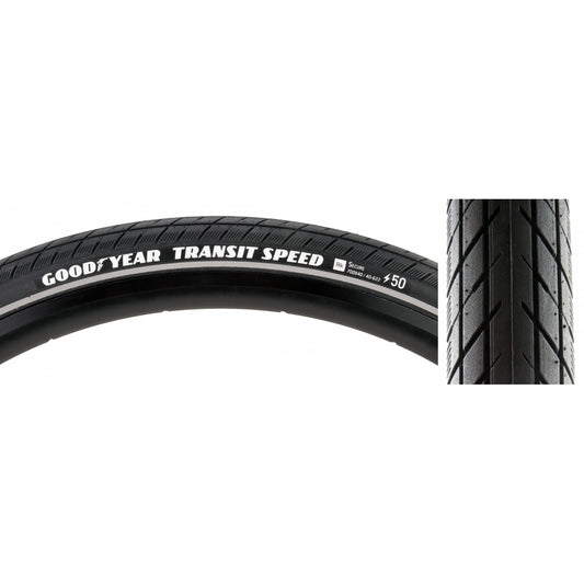 Tire Goodyear Transit Speed Secure 700X40 Black Wire Rfl/Dyc/E50