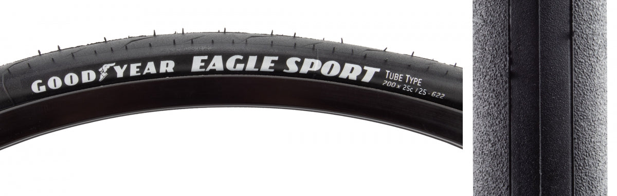 Tire Goodyear Eagle Sport 700X25 Black Fold Dpc