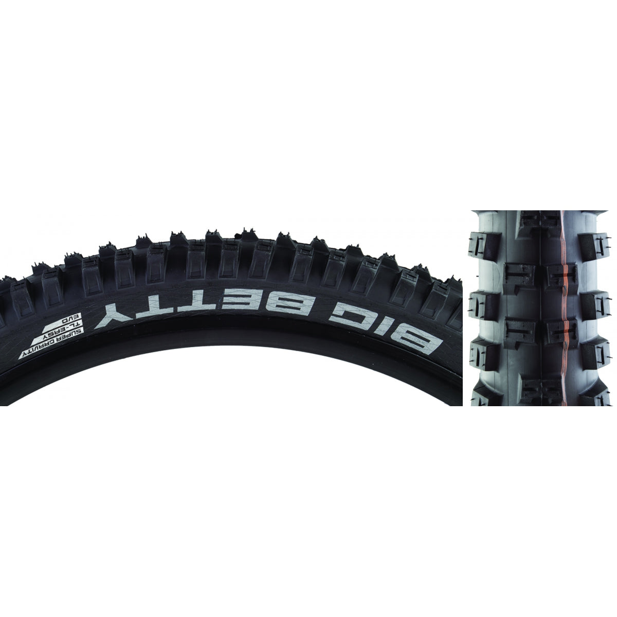 Tire Swb Big Betty Evo 27.5X2.4 S-Gravity Black/Bsk Addix Soft Tlr Fold