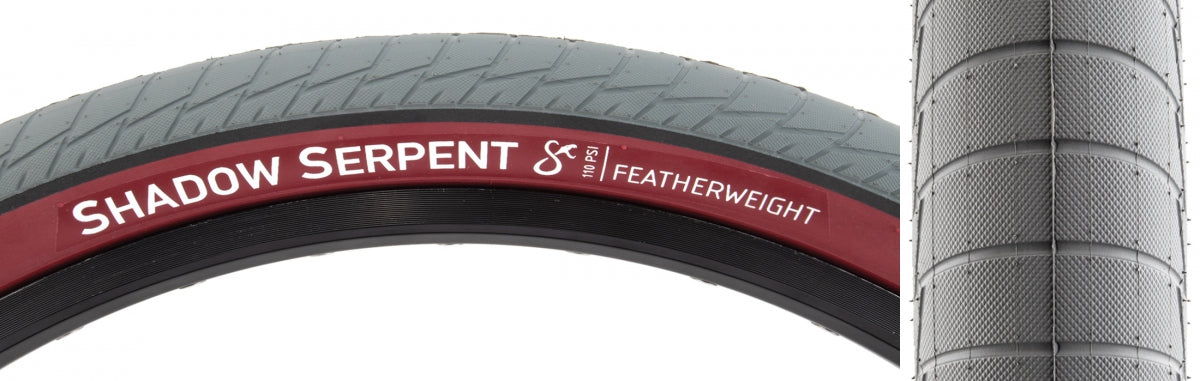 Tire Tsc Serpent 20X2.3 Wire Finest Gy/Rd