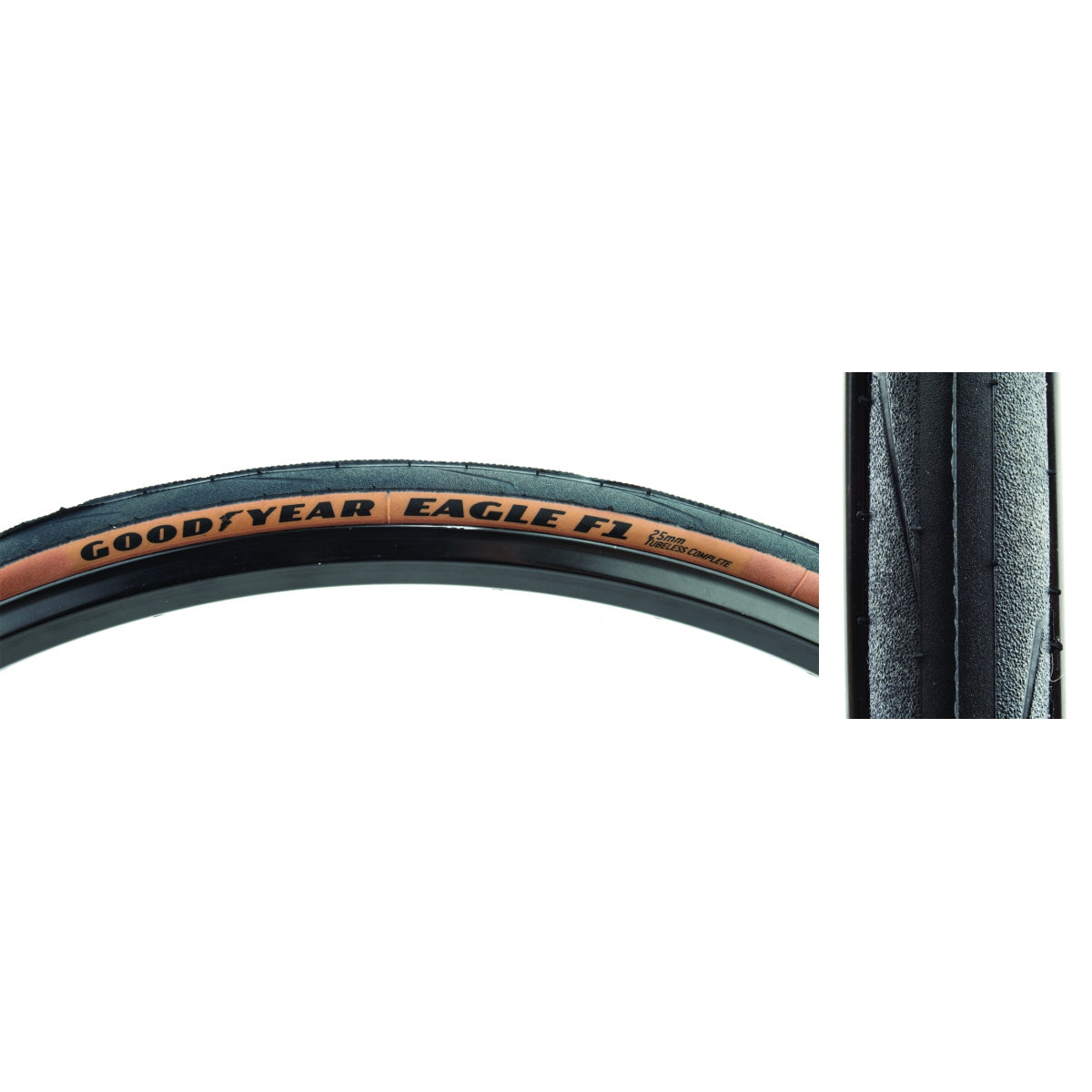 Tire Goodyear Eagle F1 700X25 Black/Ysk Fold Tc/Gsr/Rsh/Dit – Velo