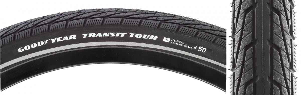Tire Goodyear Transit Tour 27.5X2.0 Black Wire Dyc