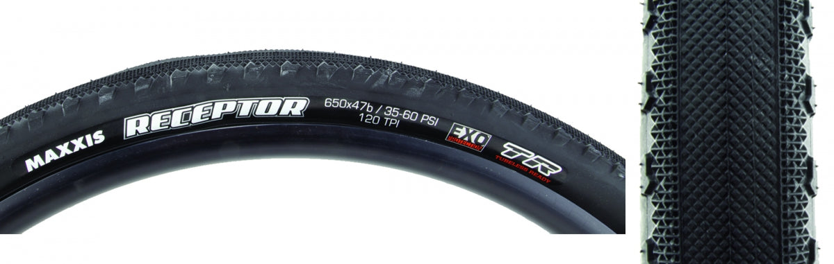 Tire Max Receptor 650Bx47 Black Fold/120 Exo/Tr