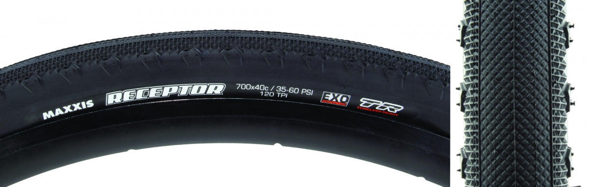 Tire Max Receptor 700X40 Black Fold/120 Exo/Tr