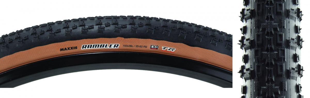 Tire Max Rambler 700X38 Black/Dsk Fold/60 Dc/Exo/Tr