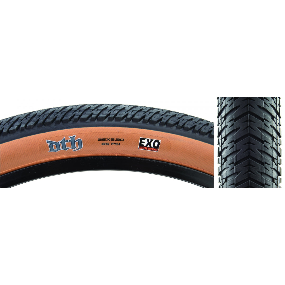 Tire Max Dth 26X2.3 Black/Dsk Wire/60 Sc/Exo