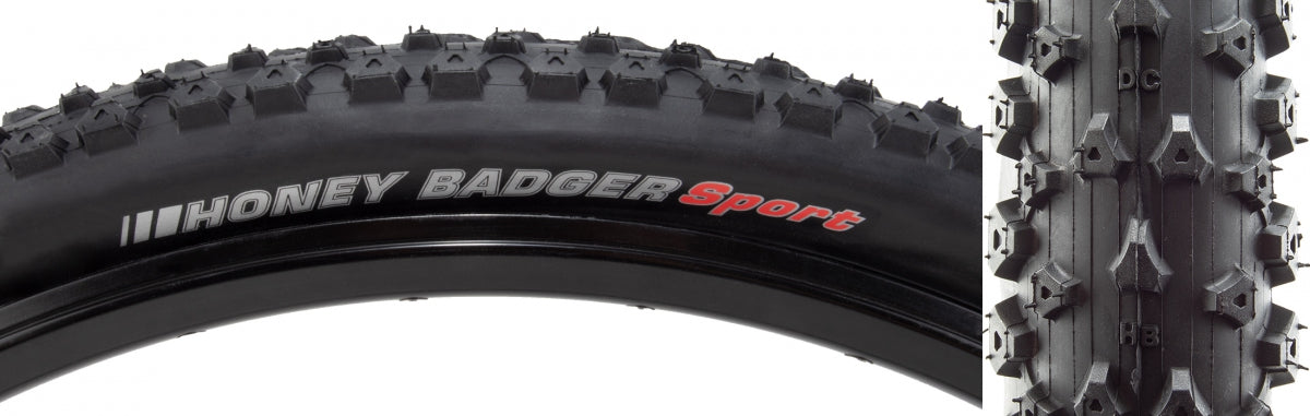 Tire Ken Honey Badger Sport 29X2.2 Black/Bk Dtc/60 Wire 50Psi