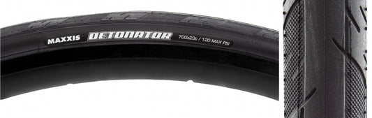 Tire Max Detonator 700X23 Black Wire/60