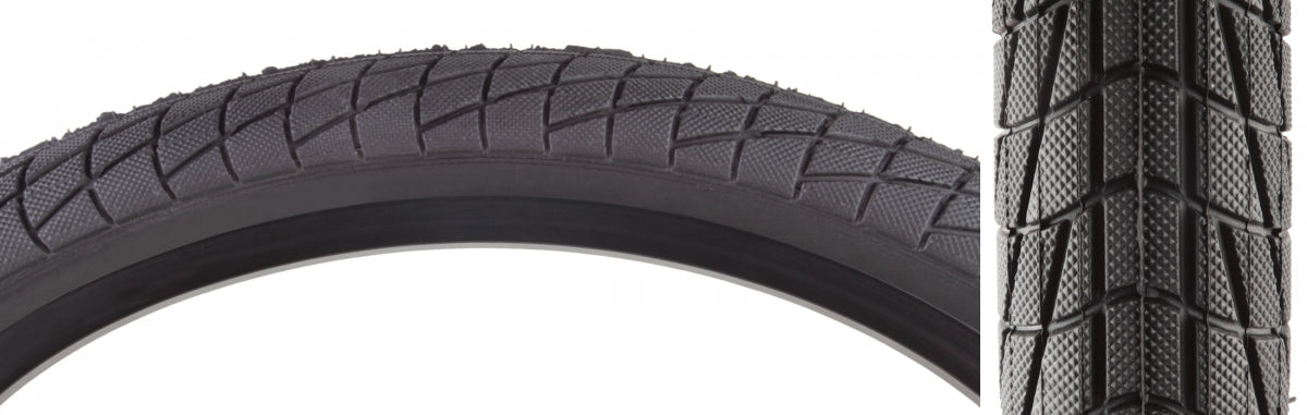 Tire Sunlite Utilit 14X2.125 Black/Bk Contact 4602 Wire