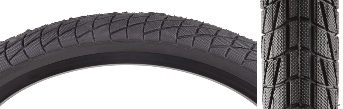 Tire Sunlite Utilit 16X2.125 Black/Bk Contact 4603 Wire