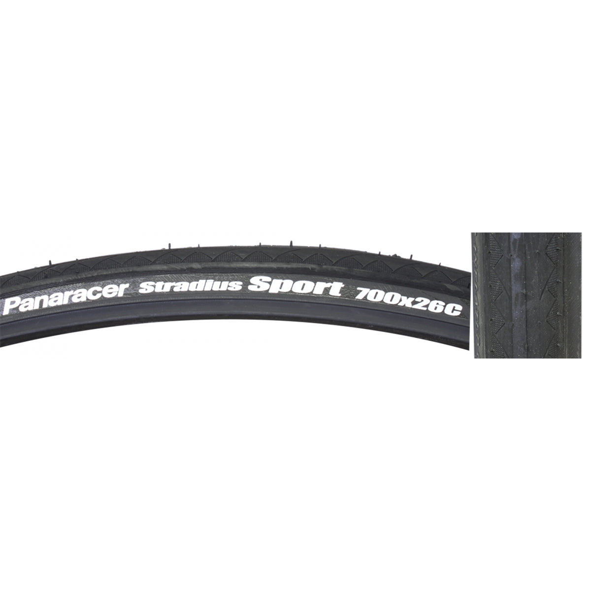 Tire Pan Stradius Sport 700X26 Wire Black/Bk