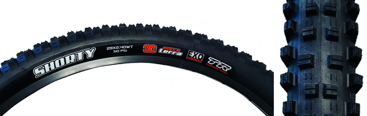 Tire Max Shorty Gen2 29X2.4 Black Fold/603Ct/Exo/Tr/Wt