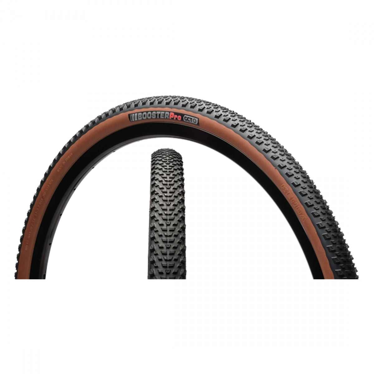 Kenda Booster Pro Tire - 700 x 40, Tubeless, Folding, Coffee Sidewall, 120tpi, GCT