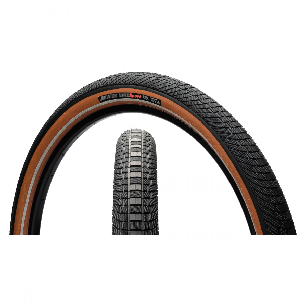 Tire Ken Kwick Nine Sport 29X2.4 Black/Skn/Ref Ks/60 Wire E50