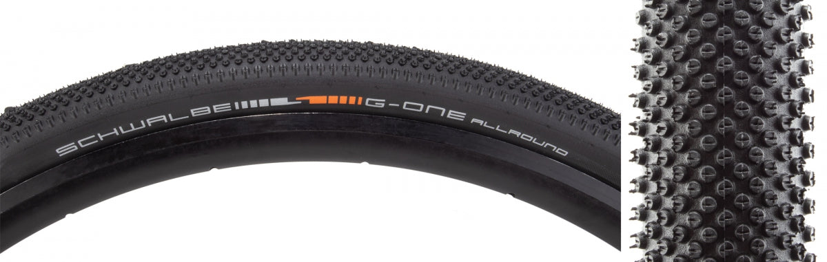 Schwalbe G-One Allround Tire - 700x35 Tubeless Easy, Folding, Black, Addix SpeedGrip Evolution Line, MicroSkin