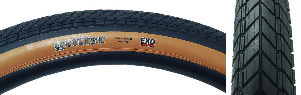 Tire Max Grifter 29X2.5 Black/Tan Wire/60 Sc/Exo