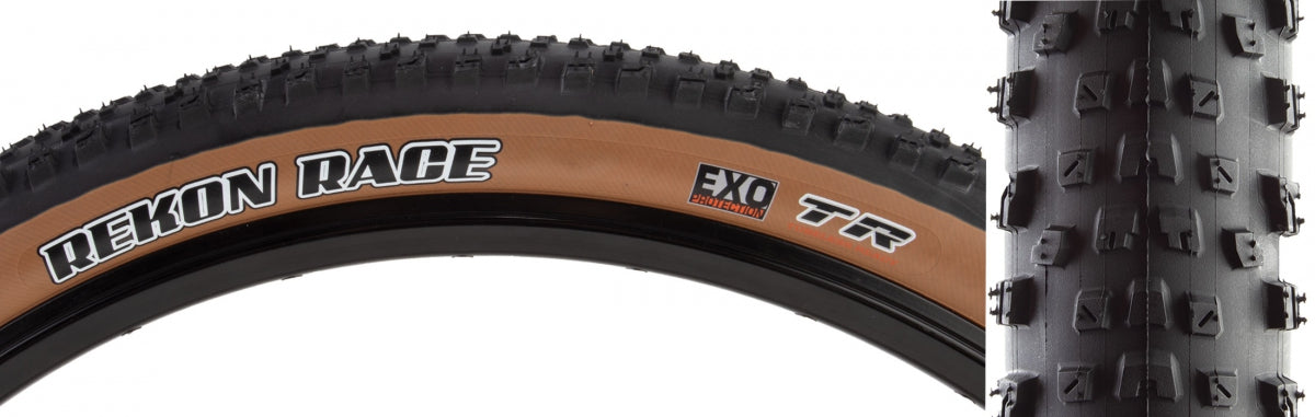 Tire Max Rekon Race 29X2.4 Black/Tan Fold/60 Dc/Exo/Tr/Wt